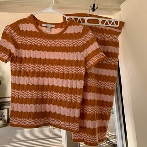 1970’s style matching pencil skirt set